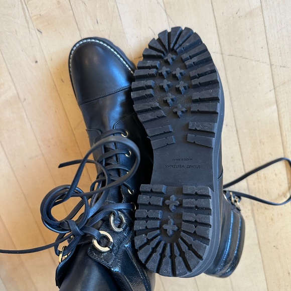 Stuart Weitzman Lexy Combat Boot, 7.5, CB2463 - Picture 11 of 12